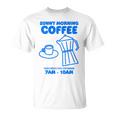 Sunny Morning Coffee Xundayun Delicious Coffee バックプリント Tシャツ