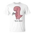 Tea Rex ユーモラスパン。 Tシャツ