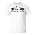 Women's Holiday Girls Trip Cheap Therapy T-Shirt