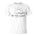 「光あれ」聖書マタイによる福音書第5章14節 Tシャツ