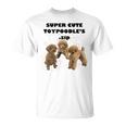 【Super Cute Toypoodles】トイプードル 実写 Tシャツ