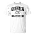 【バックプリント・背中側】群馬 Gunma【チームユニフォーム風】Jimo-T ジモティ 面白い Tシャツ