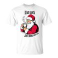 おもしろい親愛なるサンタさん、コーヒーを持ってきてクリスマスクリスマス Tシャツ