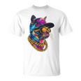 かっこいい ヒップホップ 猫 アーバン ストリートウェア B-Boy グラフィティ Tシャツ