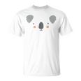 かわいいコアラ顔ハロウィンコスチューム Tシャツ