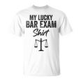これは私のラッキーバー試験シャツ面白いラッキーバー試験 Tシャツ