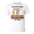 ただビール飲みたい&吊るしw おれのシベリアンハスキー Tシャツ