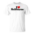 アイラブハートメルボルンオーストラリア Tシャツ