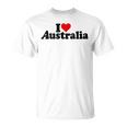 アイ・ラブ・ハート・オーストラリア Tシャツ