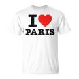 アイ・ラブ・パリ Tシャツ