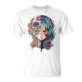 アニメ 漫画 モチーフ カラフル イラスト アニメ Tシャツ
