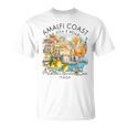 アマルフィ 海岸 イタリア 旅行 旅行 バケーション 地中海 Tシャツ