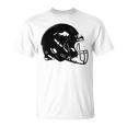 アメフト ヘルメット スケッチ アメリカンフットボール トレーニング Tシャツ