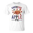 アメリカ国旗-アメリカン・アズ・アップルパイ Tシャツ