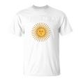 アルゼンチン国旗 アルゼンチン代表チームスタイル 5月の太陽 Tシャツ