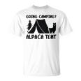 アルパカ キャンプ 恋人 テント キャンパー 行楽 キャンプ アルパカ 長袖tシャツ Tシャツ