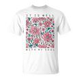 イット・イズ・ウェル・ウィズ・マイ・ソウル・フラワー Tシャツ