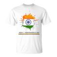 インド独立記念日 1947年8月15日 インド国旗 愛国心 Tシャツ