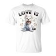 ウェスティ・ウェスト・ハイランド・ホワイト・テリア犬種愛は Tシャツ