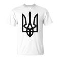 ウクライナトライデントシンボル ウクライナトライズブ 長袖tシャツ Tシャツ