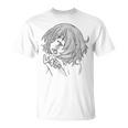 エッチ・アヘ顔 変態少女 快感顔tシャツ Playera Tシャツ