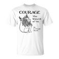 オズの魔法使い カウボーイライオン 勇気 Tシャツ