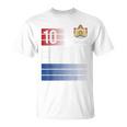 オランダ国旗 10 オランダオレンジ サッカー メンズ レディース キッズ ボーイズ Tシャツ