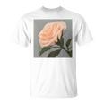 オリジナル現代アート「ピーチローズ」 Tシャツ