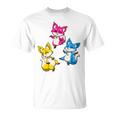 カワイイ・パンセクシュアル・プライド・フォックス 長袖tシャツ Tシャツ