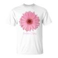 ガーベラ デイジー 花 Tシャツ