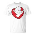 キャスパー・ザ・フレンドリー・ゴースト バレンタインデーのフロント&バック Tシャツ