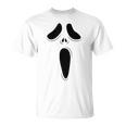 ゴーストスクリームフェイス ハロウィン ゴーストスクリームフェイス ハロウィン Tシャツ