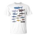 サメ図鑑 Tシャツ