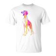 サルーキ 犬 モチーフ ペット 作品 サルーキ Tシャツ