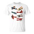 シングルエンジンプロペラ飛行機 Tシャツ