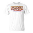 ストレンジャー・シングス ロゴ レトロ 旅行 ファン 記念品 Tシャツ