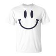 スマイリーフェイス キュート ポジティブ モチベーションアップ ハッピーススマイルフェイス Tシャツ