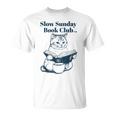 スローサンデーブッククラブ 本好きの猫 Tシャツ