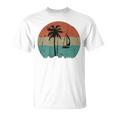 トロピカル ビーチ ヤシの木 ヴィンテージ レトロ 70年代 80年代 航海 Tシャツ