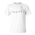 ネコ好きの心拍猫 Tシャツ