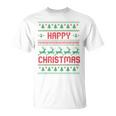 ハッピークリスマス、アグリークリスマス Tシャツ