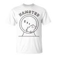 ハムスター 寝る ダイエット リバウンド メンズ レディース キッズ かわいい おもしろ ハムスター好き Tシャツ