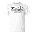 ハム・ラジオ用ヴィンテージモールス信号 Cwオペレーター Tシャツ