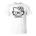 ハローキティ Usデザイン カオ メガネ Tシャツ