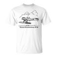 ハンザ ブランデンブルク W29 ドイツ水上飛行機 空飛ぶ雲 Tシャツ