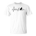 ハートビート 猫 猫好き ギフト 猫 Heartbeat Cat Tシャツ