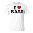 バケーションアイランドハート-ファニーアイラブバリ Tシャツ