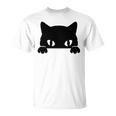バッグの中に隠れているかわいい黒猫 猫好き 猫飼い 猫 ネコ ねこくろねこ好き 面白い サプライズ ギフト Tシャツ