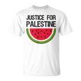 パレスチナの正義 スイカ 国旗 パレスチナ人 Tシャツ