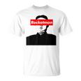パロディ Kim Jung Un Rocketman ボックスロゴtシャツ Tシャツ